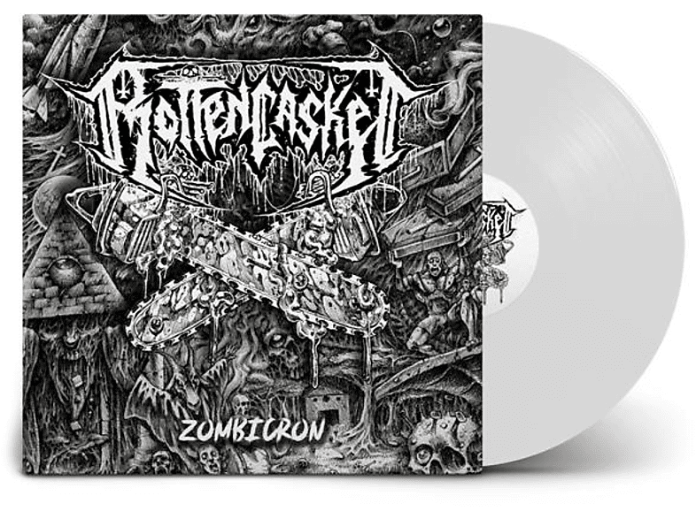 Casket Vinyl) (Vinyl) Rotten - Zombicron - (White