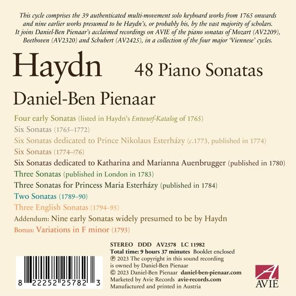 Daniel-ben Pienaar - 48 Piano Sonatas  - (CD)