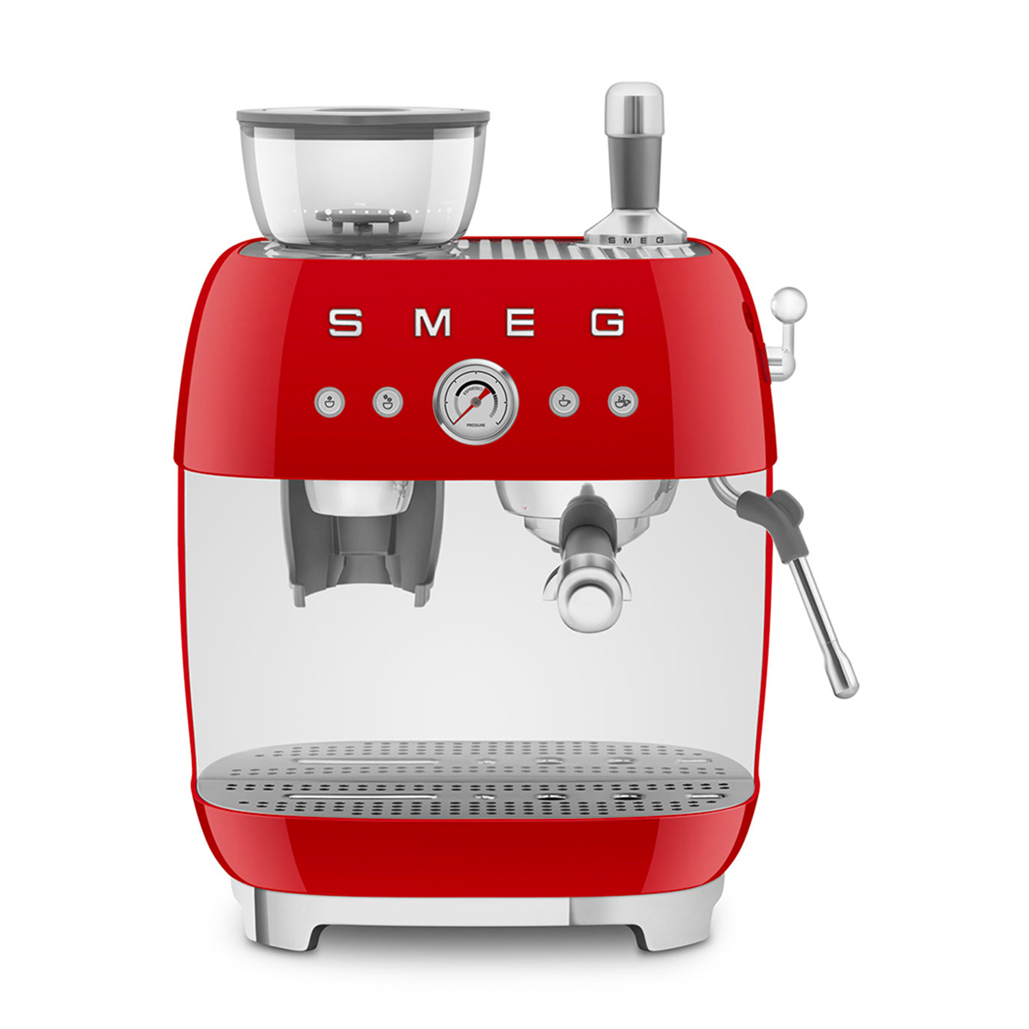 Macchina Caffé Smeg Egf03Rdeu, 1650 W, rosso
