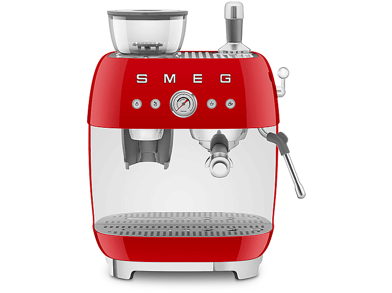 Macchina Caffé Smeg Egf03Rdeu, 1650 W, rosso