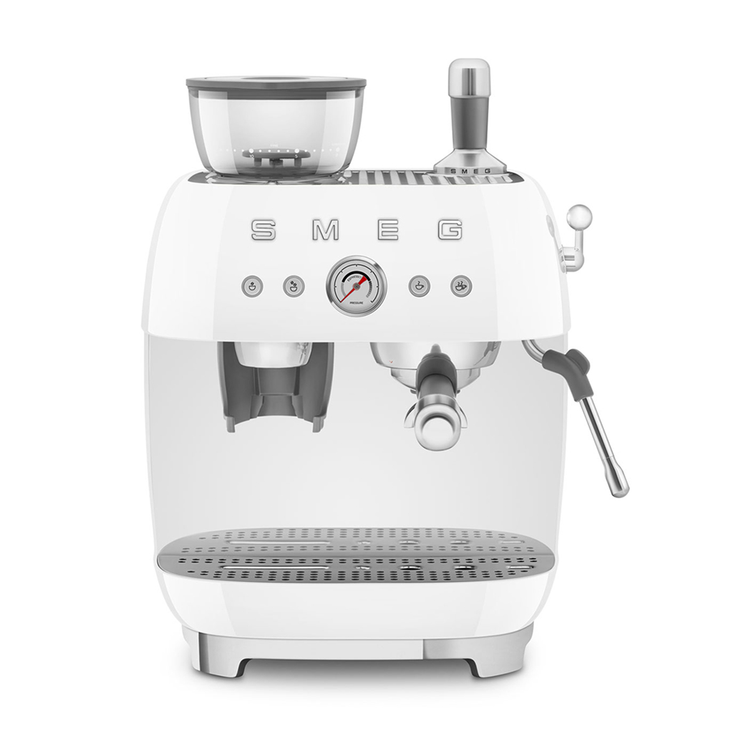 Macchina Caffé Smeg Egf03Wheu, 1650 W, Bianco