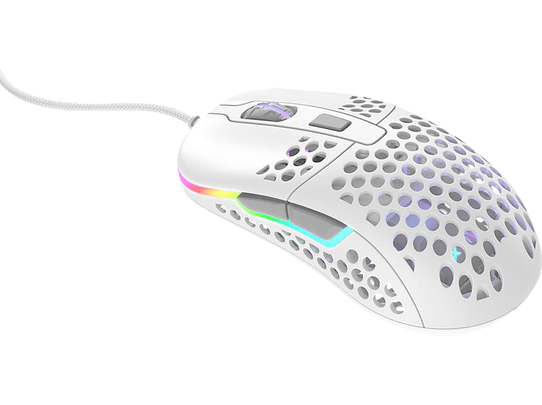 CHERRY XTRFY M42 RGB Gaming Maus, Weiß