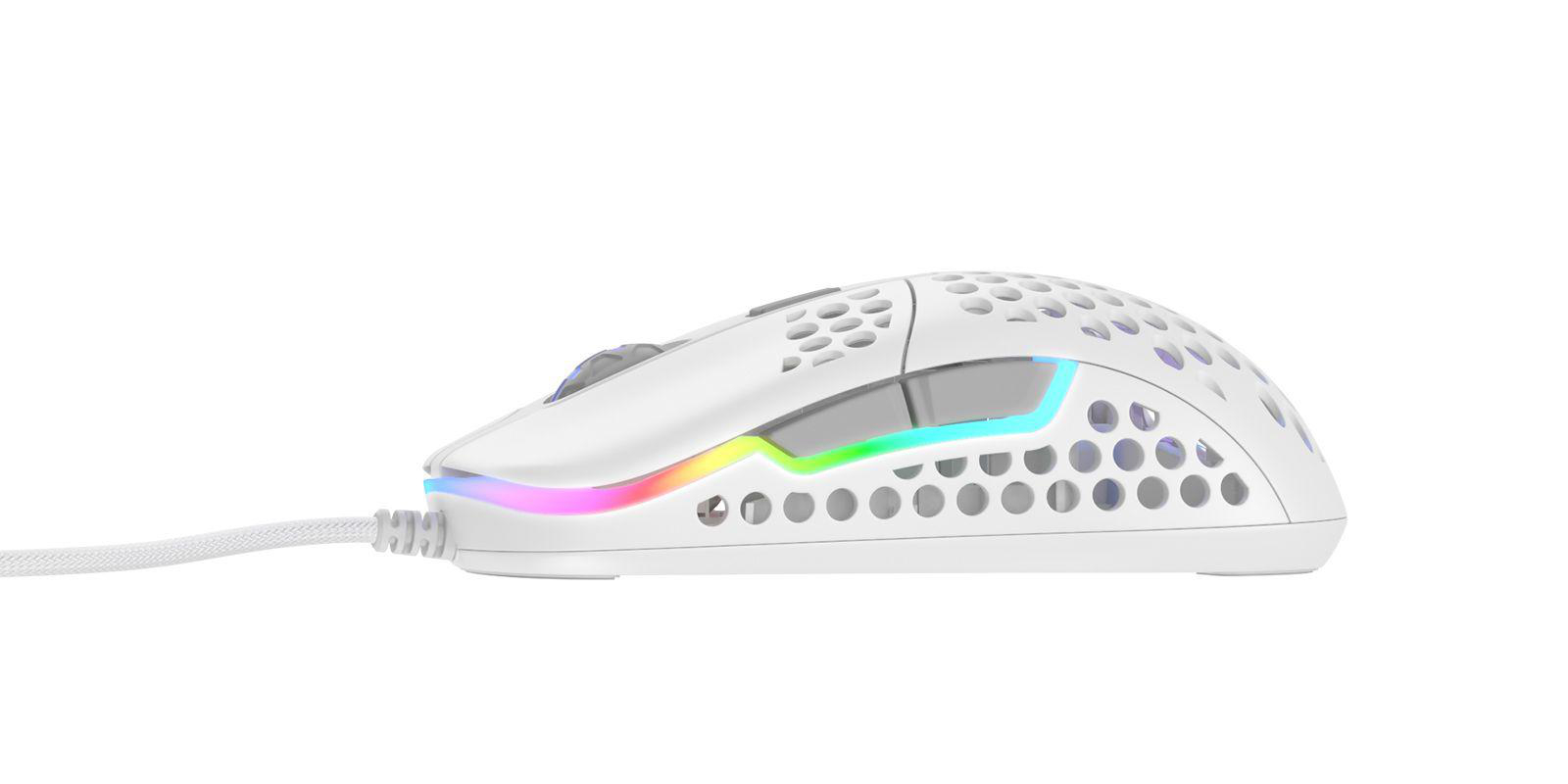 CHERRY XTRFY M42 Maus, Gaming RGB Weiß
