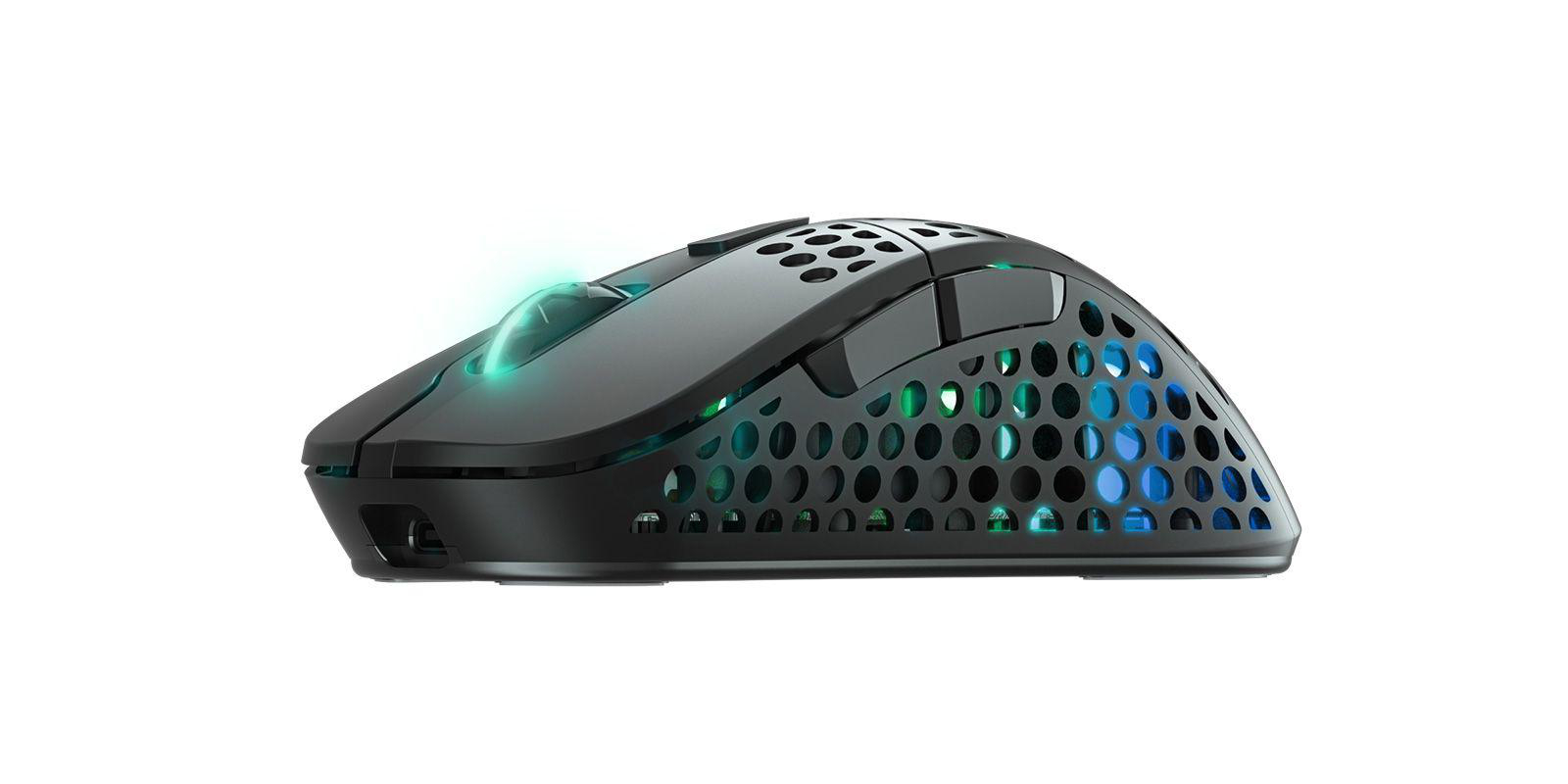 CHERRY XTRFY Gaming RGB Maus, Schwarz kabellose M4