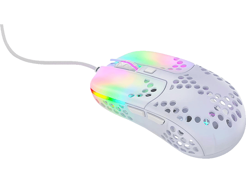 CHERRY XTRFY MZ1 RGB Gaming Maus, Weiß
