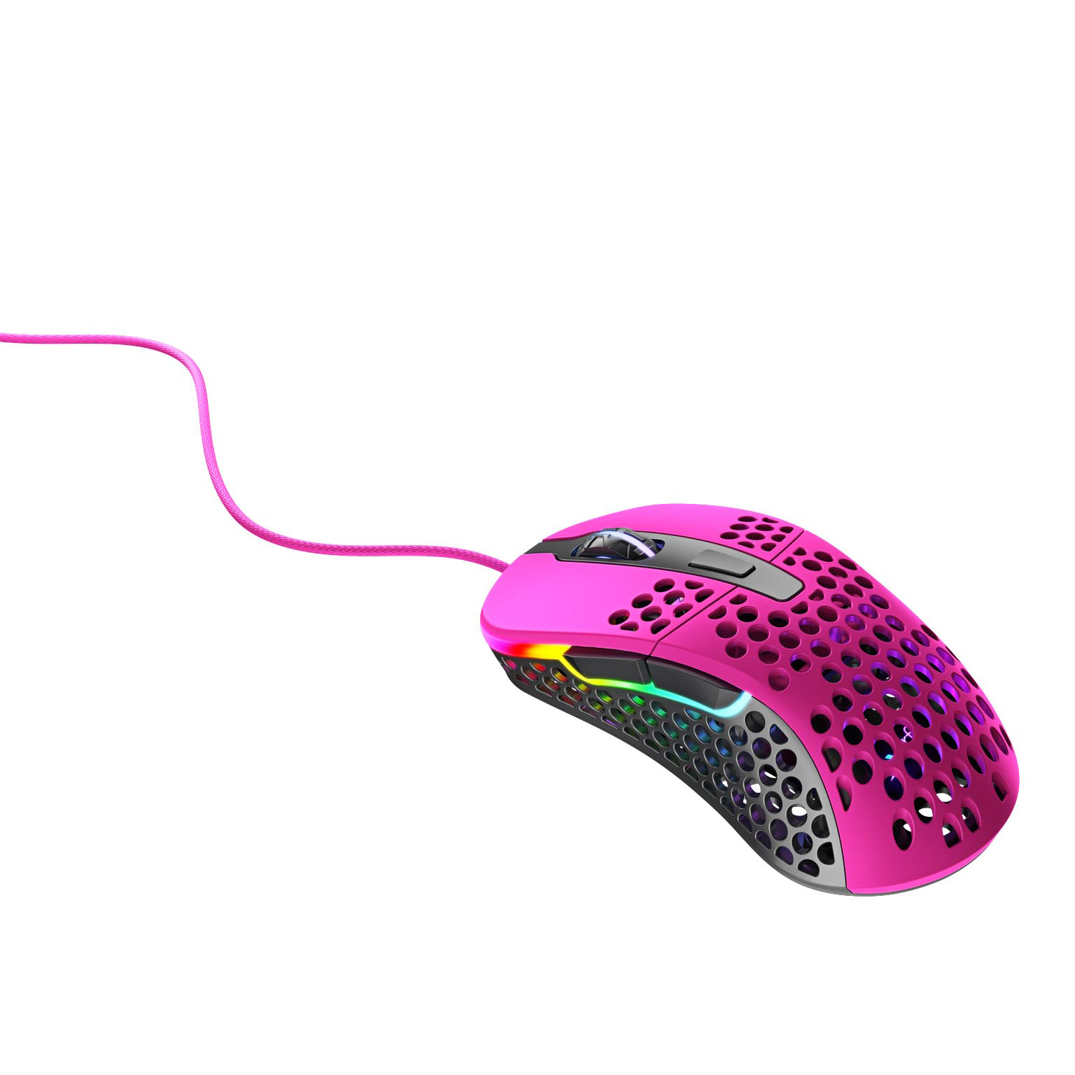 XTRFY CHERRY RGB Gaming Maus, Pink M4