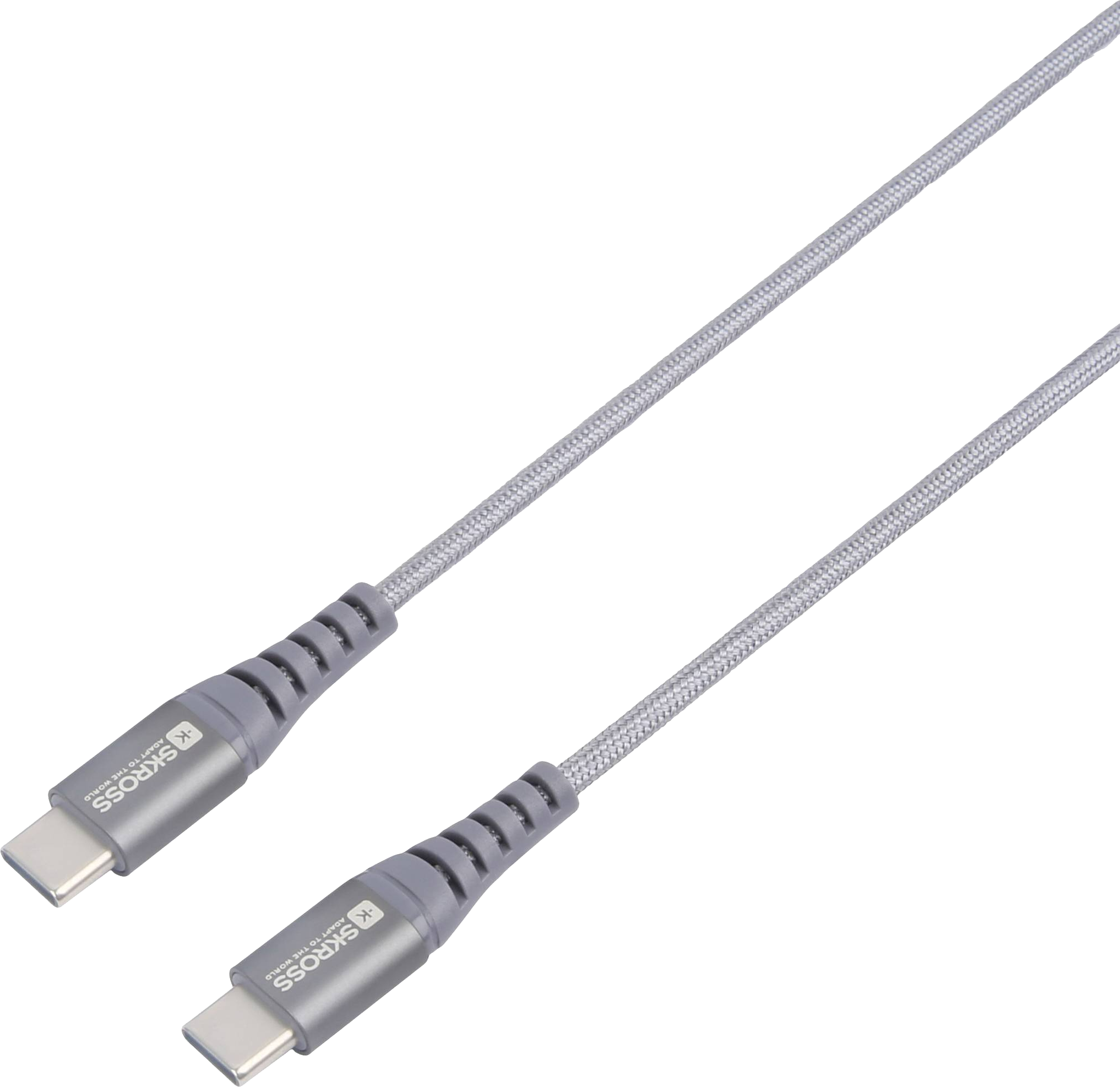 SKROSS Steel Line szinkronkábel USB-C és csatlakozóval- 200 cm