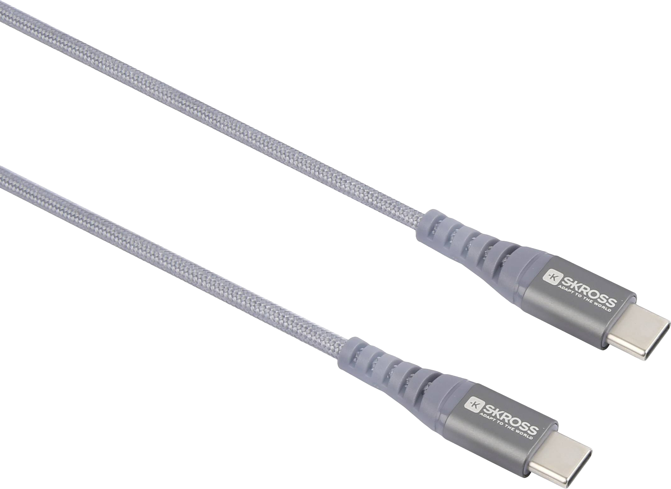 SKROSS Steel Line szinkronkábel USB-C és csatlakozóval - 120 cm