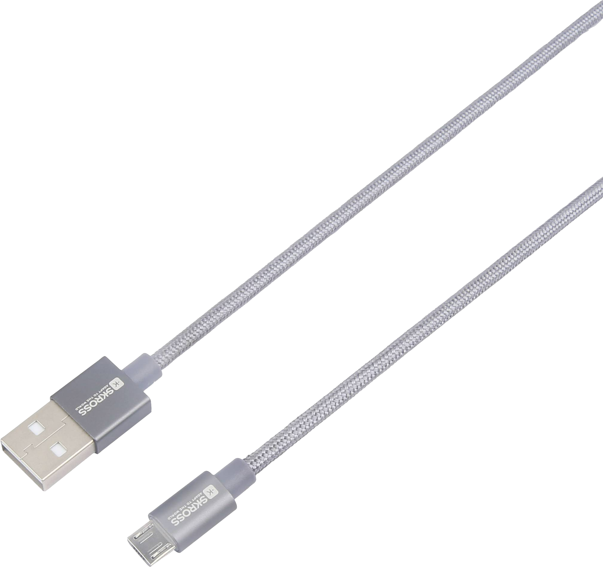SKROSS Steel Line szinkronkábel Micro USB csatlakozóval - 120 cm