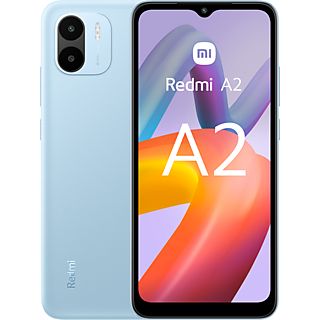 Móvil - Xiaomi Redmi A2, Azul, 64 GB, 3 GB RAM, 6.52" HD+ Dot Drop Display, MediaTek Helio G36, 5000 mAh, Android