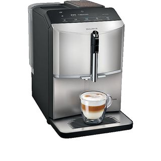 SIEMENS TF303E07 EQ300 Kaffeevollautomat Inox silver metallic/Schwarz