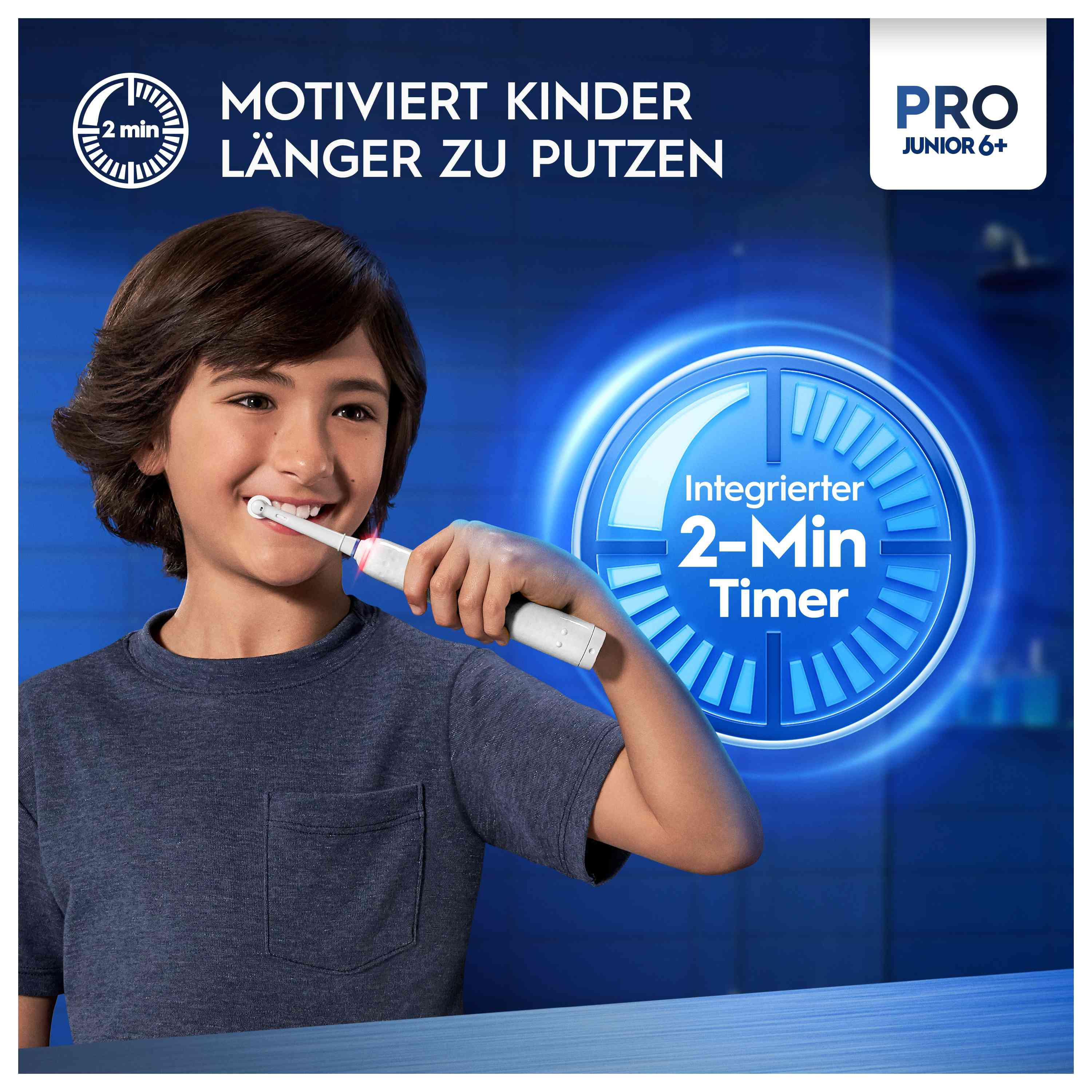 Wars ORAL-B 6+ Kinderzahnbürste Weiß Elektrische Pro Junior Star