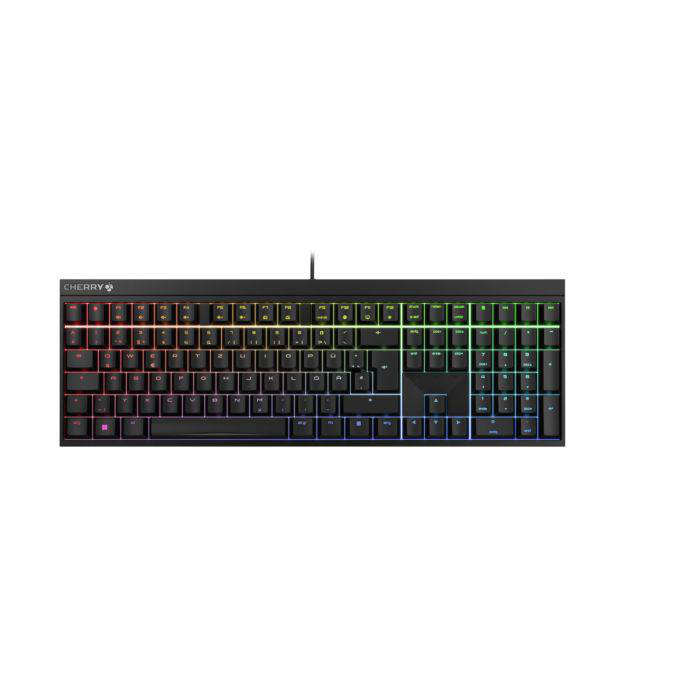 CHERRY MX 2.0S RGB, Gaming Tastatur, Cherry Schwarz kabelgebunden, Mechanisch, MX Black