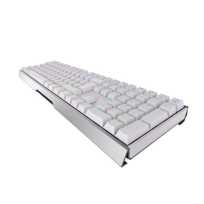 Tastatur, Weiß RGB, Cherry CHERRY kabellos, Gaming 3.0S Brown, MX MX Mechanisch,