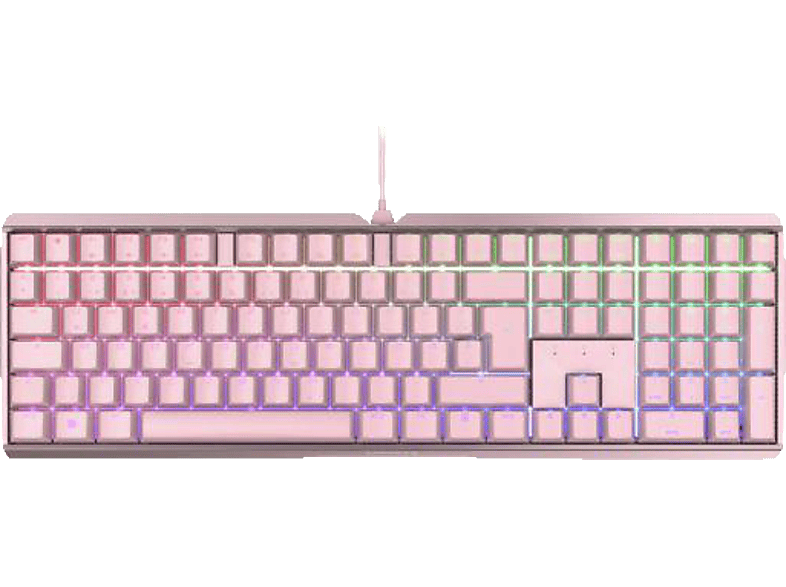 Gaming Rosa CHERRY Mechanisch, 3.0S Tastatur, Cherry Blue, kabelgebunden, MX MX RGB,