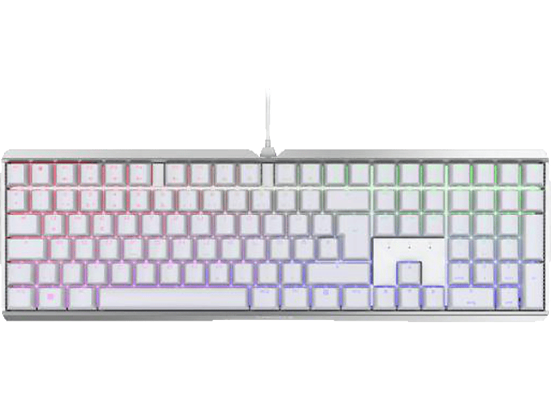 Gaming Mechanisch, RGB, kabelgebunden, Weiß 3.0S Tastatur, MX Red, Cherry CHERRY MX
