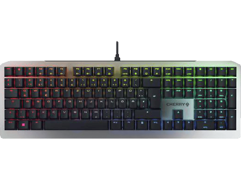 CHERRY MV3.0 RGB, Schwarz/Grau Gaming kabelgebunden, Mechanisch, Tastatur