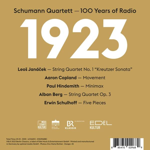 Schumann Quartett - 1923-2023 100 Years Of Radio  - (CD)