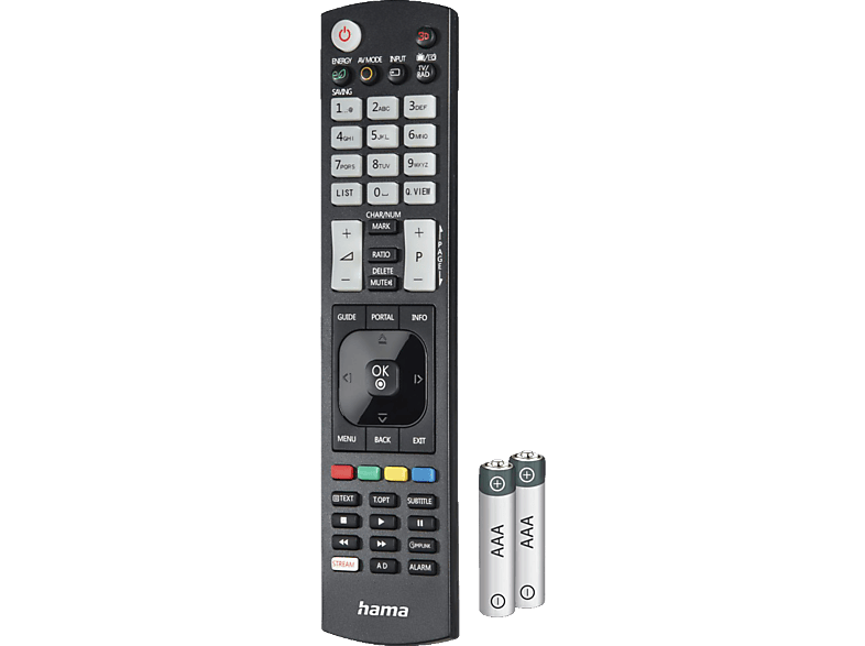 Hama 00221061 Universal-Fernbedienung für LG TVs, IR, lernfähig, leuchtende Tasten — Foto 3 von 4