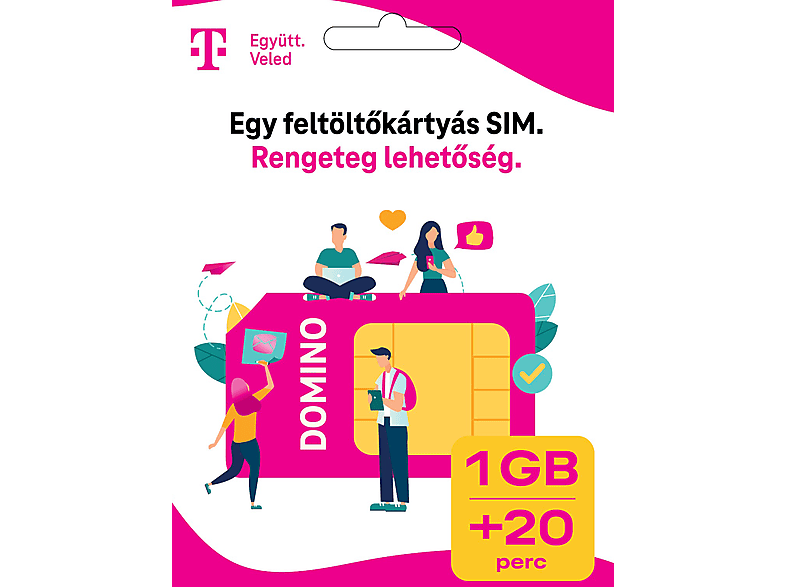 TELEKOM Domino Quick 20perc/1GB SIM kártya