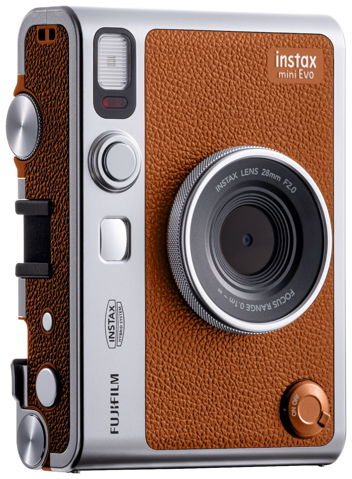 FUJIFILM instax mini Evo インスタントカメラ FUJIFILM Instax Mini Evo C EX D Anlık Fotoğraf Makinesi Kahverengi