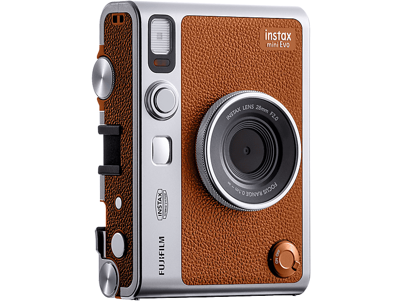 FUJIFILM Instax Mini Evo C EX D Anlık Fotoğraf Makinesi Kahverengi