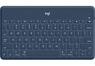 LOGITECH Keys-to-Go hordozható Bluetooth billentyűzet + állvány, US Angol kiosztás, kék (920-010177)
