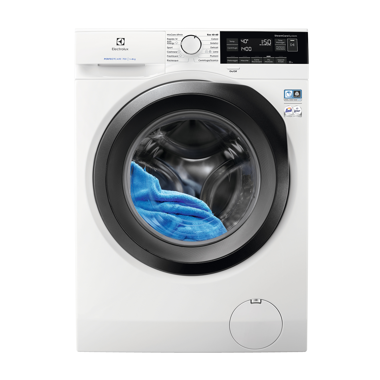 Electrolux Ew7F384Green Lavatrice, Caricamento frontale, 8 kg, 57,2 cm, Classe A
