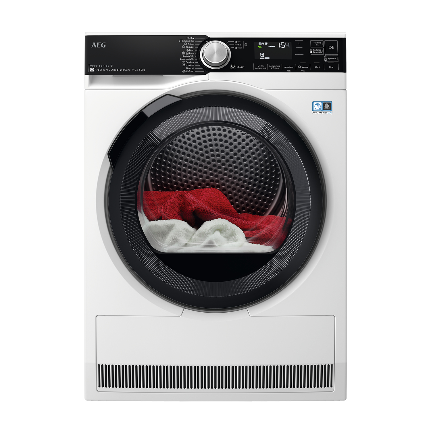 AEG Tr9T94Abys asciugatrice, 9 kg, 63,8 cm, Classe A+++