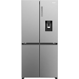 REACONDICIONADO B: Frigorífico americano - Haier Cube 83 Series 3 HCR3818EWMM, No Frost, 463 l, 181.5 cm, Motor Inverter, Dispensador de agua, Inox