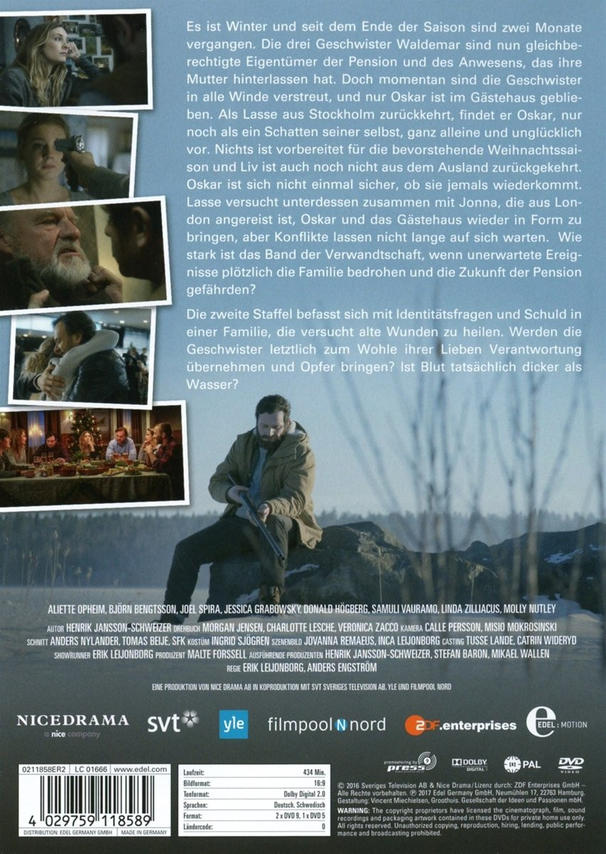DVD-Hülle mit Filmdetails, Bildern und Text.