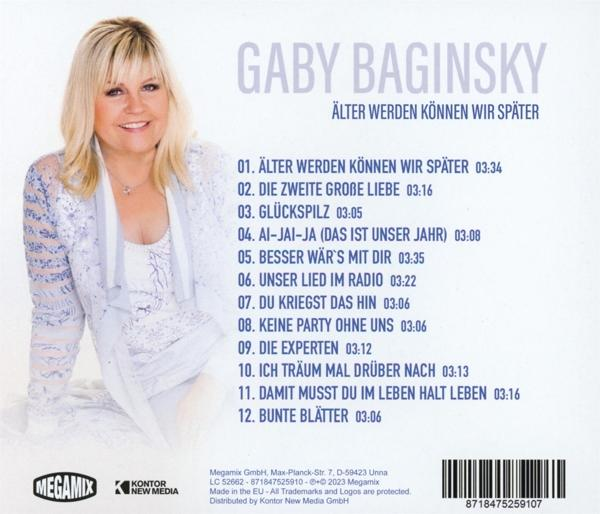 Albumcover mit einer blonden Frau auf einer CD. Die CD hat Text und ein Logo.