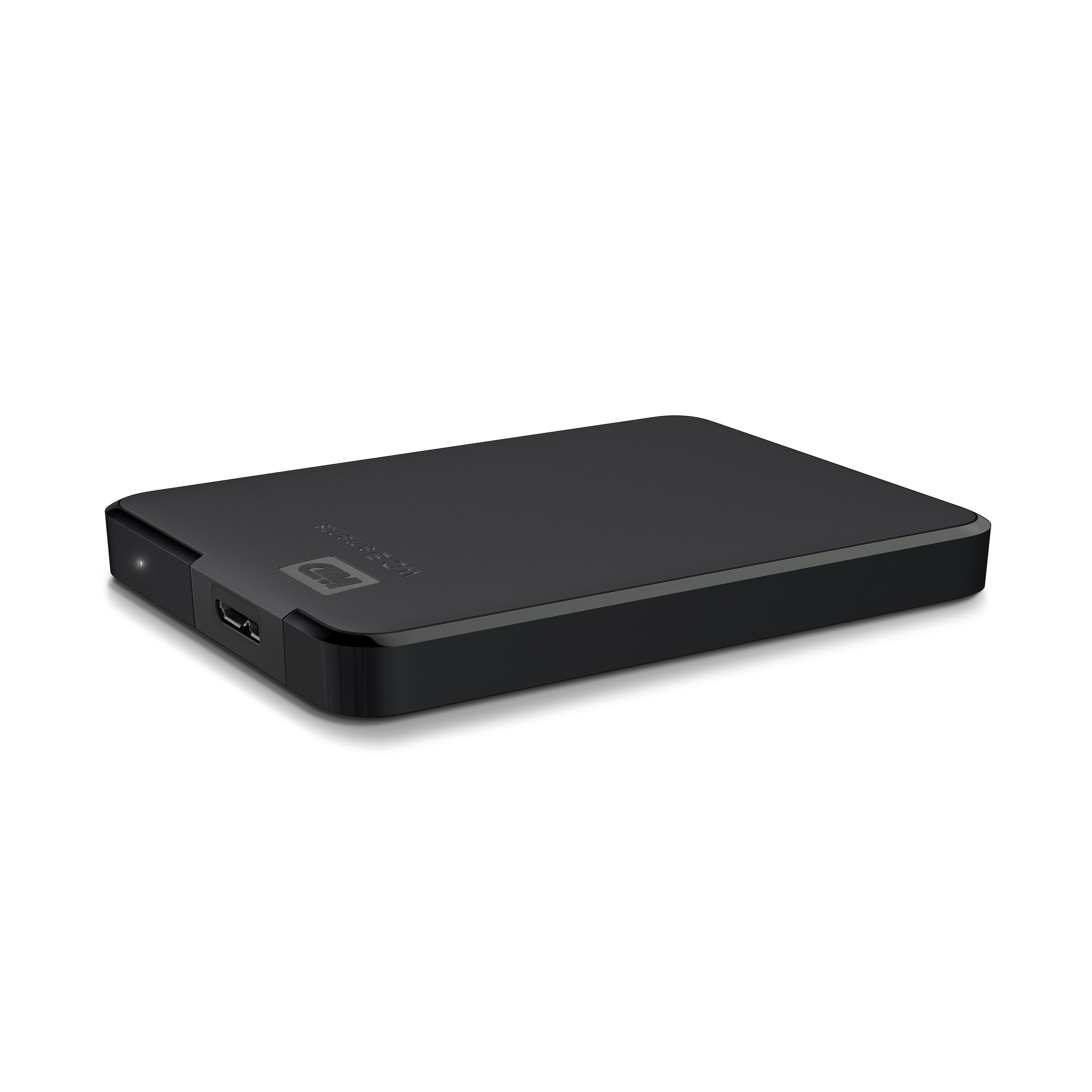 WD Elements™ Portable Festplatte, 1 TB HDD, 2,5 Zoll, extern, Schwarz