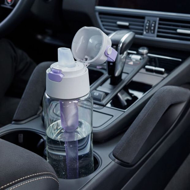 Butelka filtrująca DAFI Solid 0.7 L Cappuccino/Lawenda