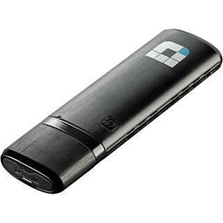 Adaptador Wi-Fi USB - D-Link DWA-182, WiFi AC 1300 USB 3.0, Doble Banda, Comp. Windows, Mac OS X, Negro