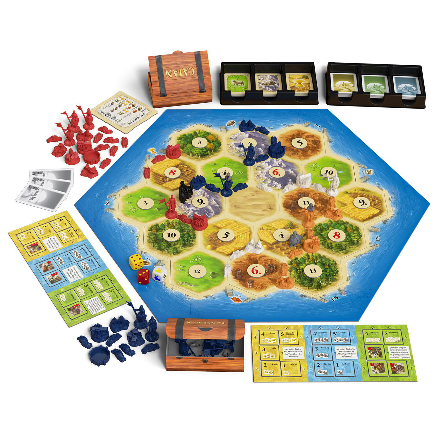 KOSMOS Catan - Städte & Ritter 3 - 4 Spieler 2022 Brettspiel Mehrfarbig
