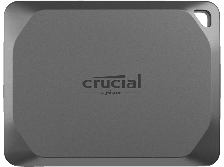 CRUCIAL X9 Pro Festplatte, 2 TB SSD, extern, Grau