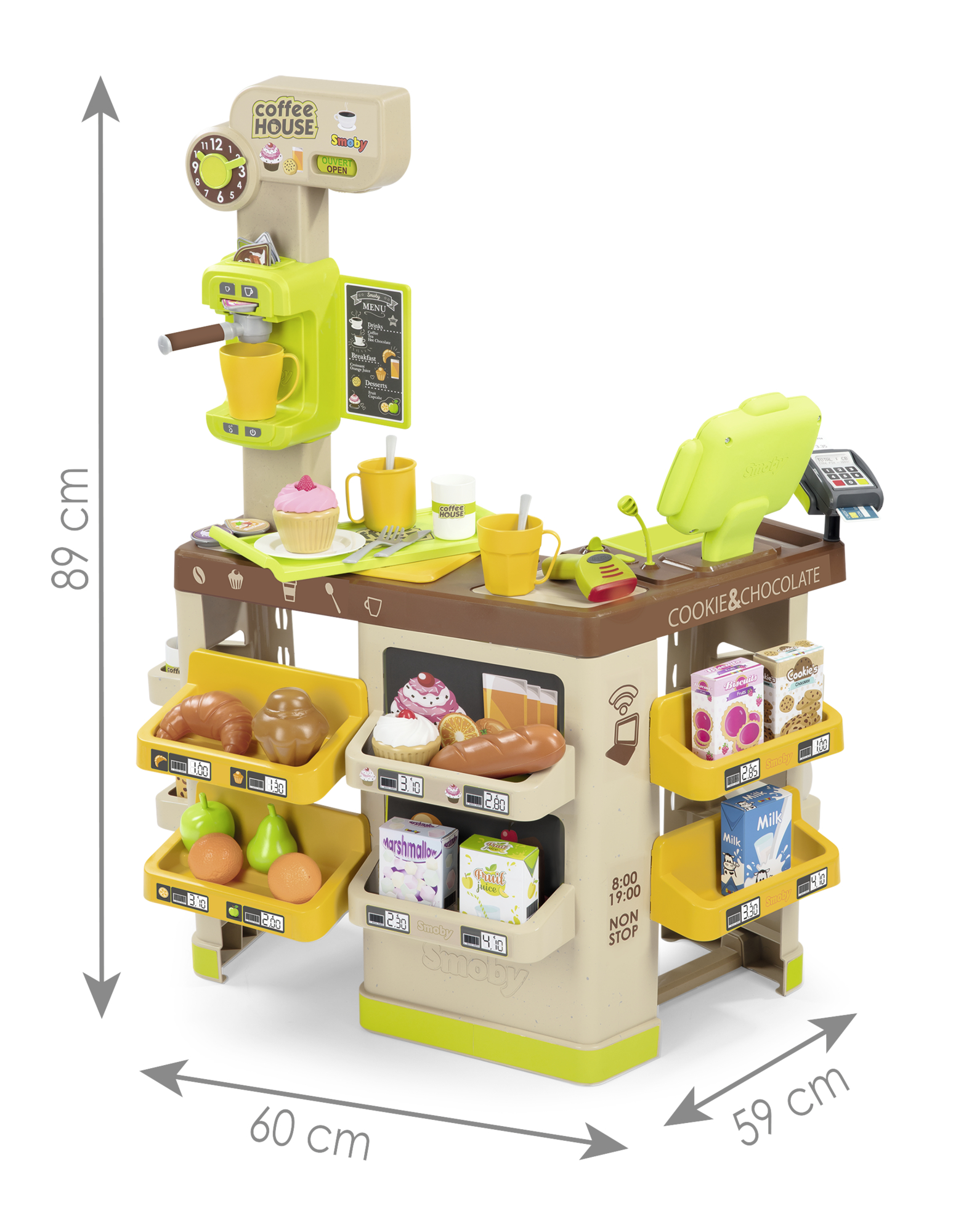 SMOBY Mehrfarbig House Spielset Coffee