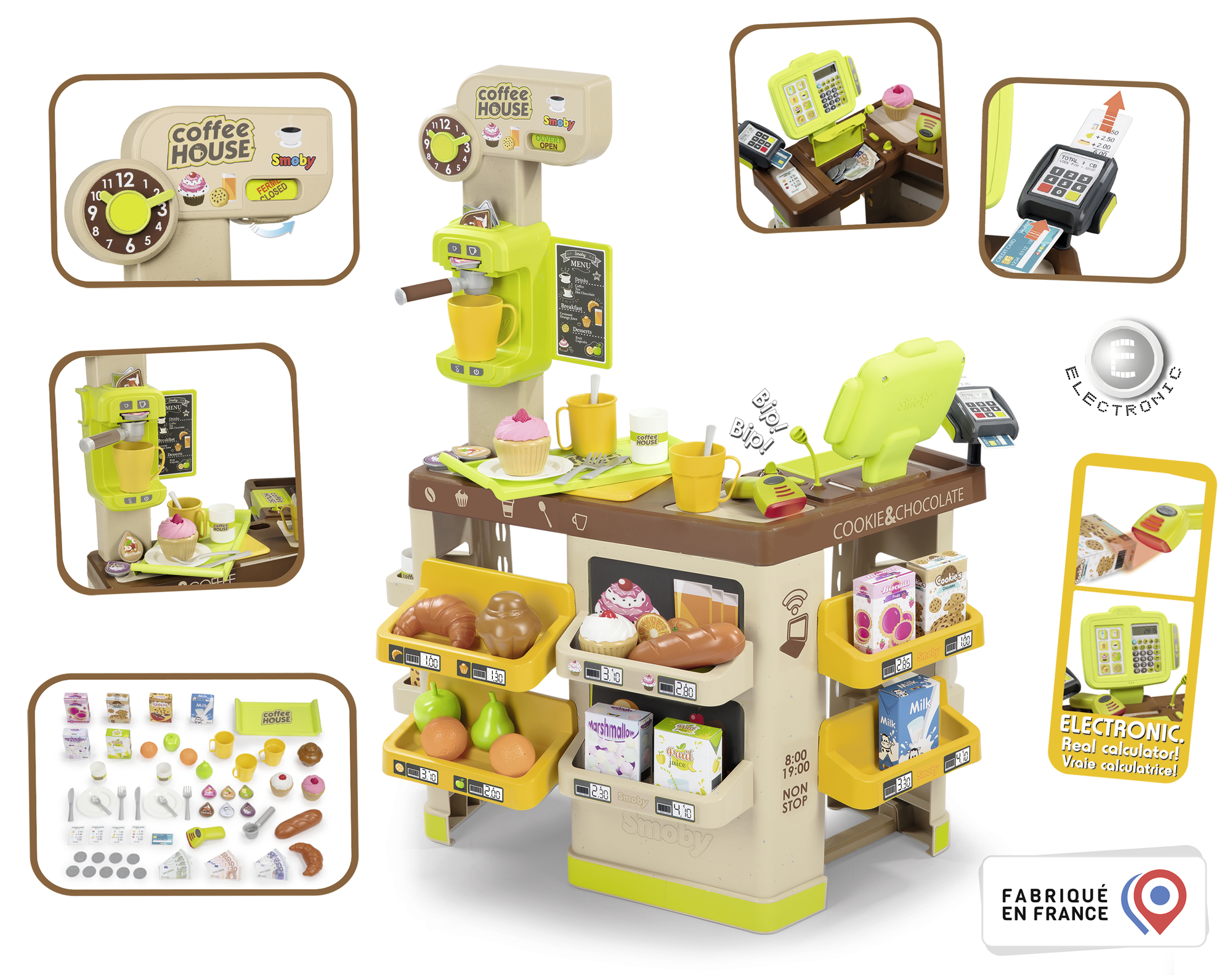 Spielset Mehrfarbig House SMOBY Coffee
