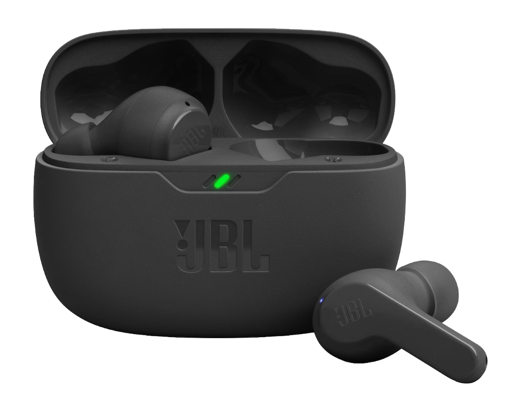 JBL Vibe Beam - True Wireless Kopfhörer (In-ear, Schwarz)