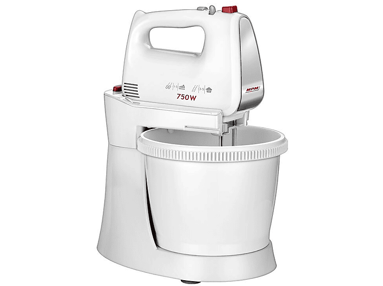 Mikser z misą MPM MMR-22Z Biały (2 MISY W ZESTAWIE) – zdjęcie 3