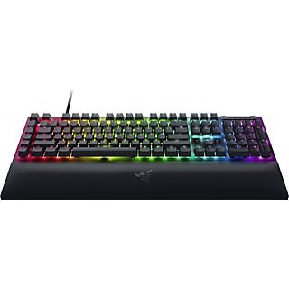 RAZER BlackWidow V4 - Gaming Tastatur, Kabelgebunden, QWERTZ, Full size, Mechanisch, Razer Green, Schwarz
