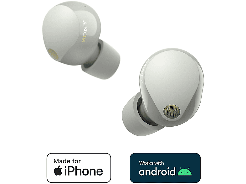 Thumbnail - SONY WF-1000XM5 TWS Noise Cancelling, In-ear Kopfhörer Bluetooth Silber