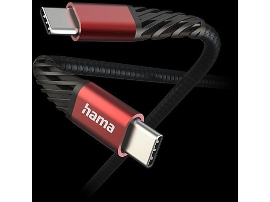 HAMA Extreme - Câble de chargement (Noir/rouge)