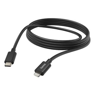HAMA 00201599 - USB-C-Lightning-Kabel (Schwarz)