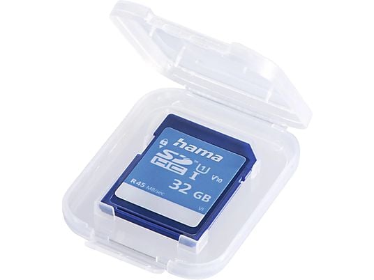 HAMA SD Slim Box - Boîtier de rangement pour carte mémoire (Transparent)