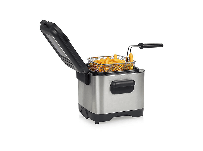 Princess 01.162655.01.001 Mini-Fritteuse (1,5 l, 1000 Watt, Silber) — Foto 3 von 4