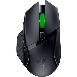 Ratón gaming - Razer Basilik V3 X Hyperspeed, Inalámbrico,  18000 dpi, 9 controles programables, Negro