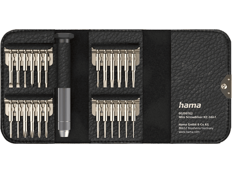 HAMA Mini-Schraubendreher-Set 24in1; Schraubendreher Set