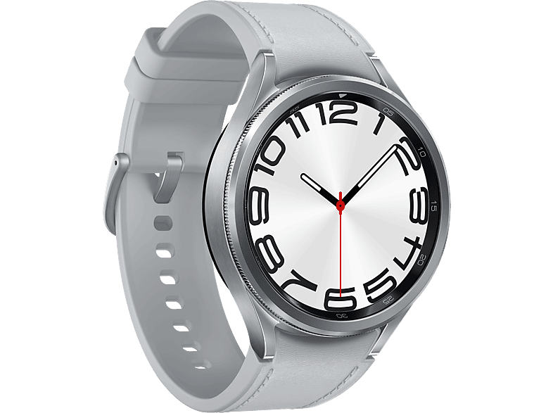 SAMSUNG Galaxy Watch 6 Classic okosóra (47mm, BT), ezüst (SM-R960NZSA)